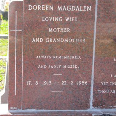 BOLAND Doreen Magdalen 1915-1986