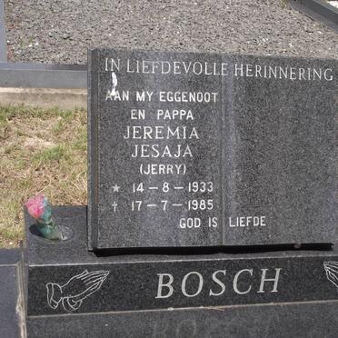 BOSCH Jeremia Jesaja 1933-1985