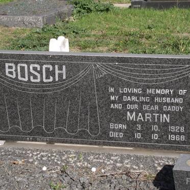 BOSCH Martin 1928-1968