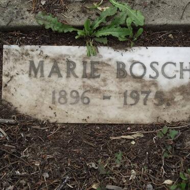 BOSCH Marie 1896-1975