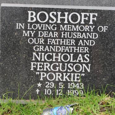 BOSHOFF Nicholas Ferguson 1943-1999