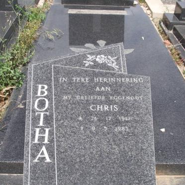 BOTHA Chris 1943-1985