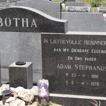BOTHA Adam Stephanus 1916-1978