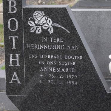 BOTHA Annemarie 1979-1994