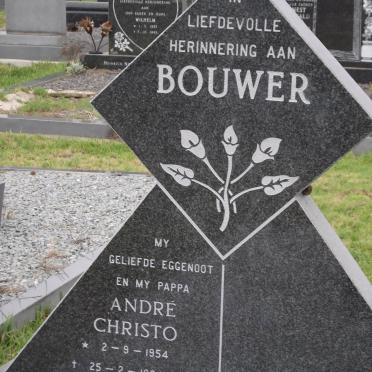 BOUWER Andre Christo 1954-1994