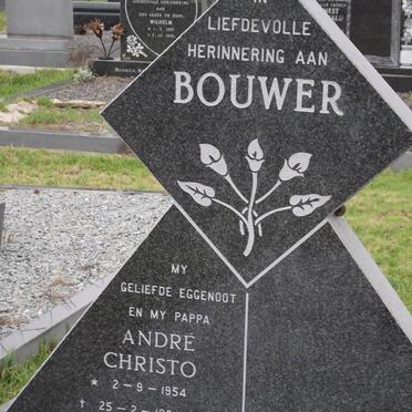 BOUWER Andre Christo 1954-1994
