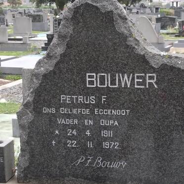 BOUWER Petrus F. 1911-1972