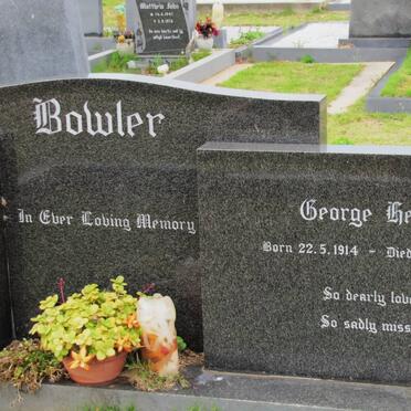 BOWLER George Henry 1914-1975