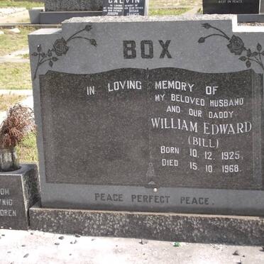 BOX William Edward 1925-1968