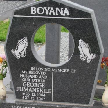 BOYANA George Fumanekile 1944-2007