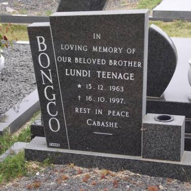 BONGCO Lundi Teenage 1963-1997