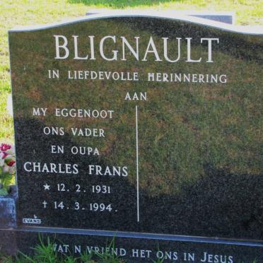 BLIGNAULT Charles Frans 1931-1994