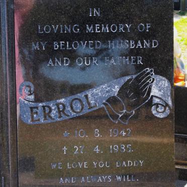 BLUNDEN Errol 1942-1985