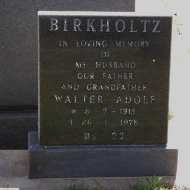 BIRKHOLTZ Walter Adolf 1913-1978