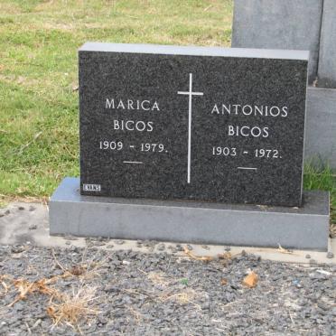 BICOS Antonios 1903-1972 &amp; Marica 1909-1979