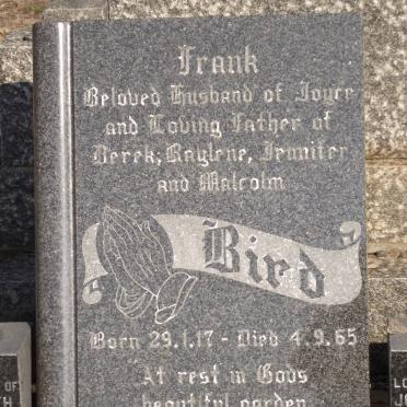 BIRD Frank 1917-1965