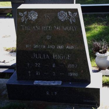 BIGGE Julia 1887-1980