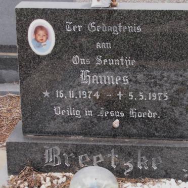 BREETZKE Hannes 1974-1975