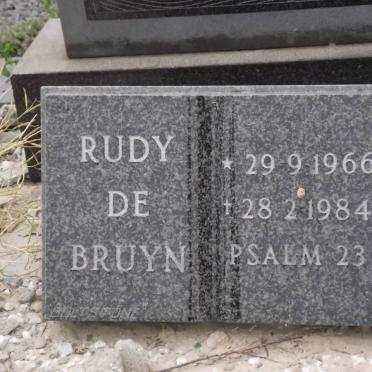 BRUYN Rudy, de 1966-1984