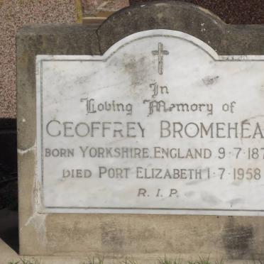BROMHEAD Geoffrey 1878-1958