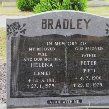 BRADLEY Peter 1906-1979 &amp; Helena 1911-1975