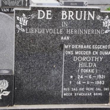BRUIN Dorothy Hilda, de 1921-1983