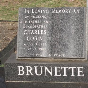 BRUNETTE Charles Cobin 1925-1982
