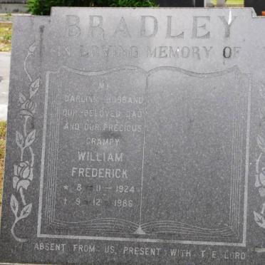 BRADLEY William Frederick 1924-1986