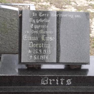 BRITS Emma Luise Dorothy 1933-1974
