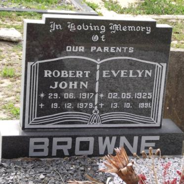 BROWNE Robert John 1917-1979 &amp; Evelyn 1925-1991