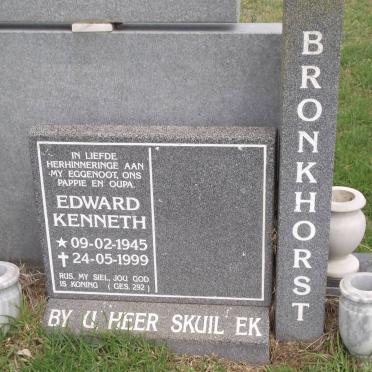 BRONKHORST Edward Kenneth 1945-1999