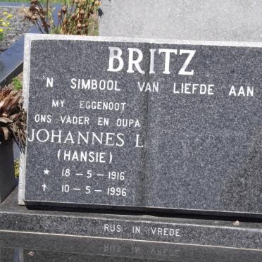 BRITZ Johannes L. 1916-1996
