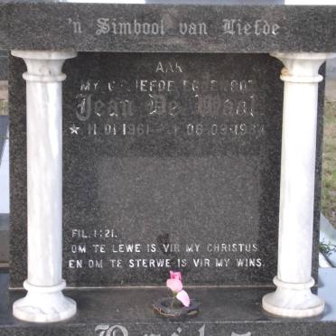 BRITZ Jean De Waal 1961-1984