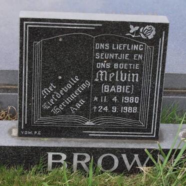 BROWN Melvin 1980-1988