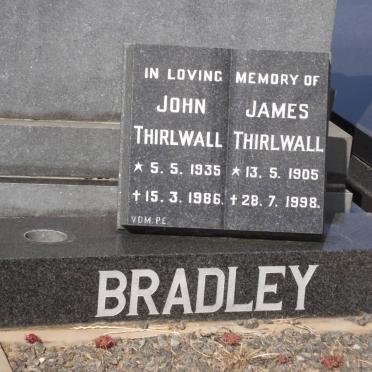 BRADLEY James Thirlwall 1905-1998 :: BRADLEY John Thirlwall 1935-1986