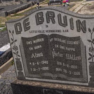 BRUIN Pieter Willem, de 1933-1966 &amp; Alma 1940-1992