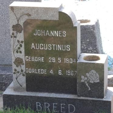 BREED Johannes Augustinus 1904-1967