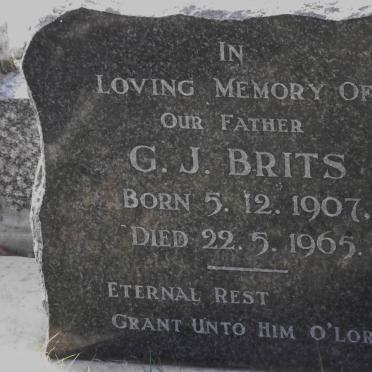 BRITS G.J. 1907-1965
