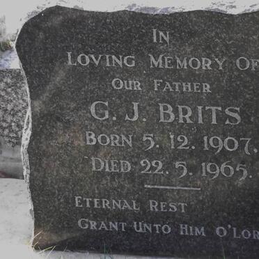 BRITS G.J. 1907-1965