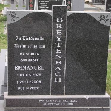 BREYTENBACH Emmanuel 1978-2005