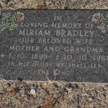 BRADLEY Miriam 1899-1988