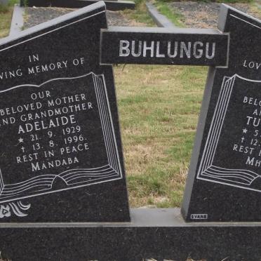 BUHLUNGU Adelaide 1929-1996 :: BUHLUNGU Tunyelwa 1964-1998