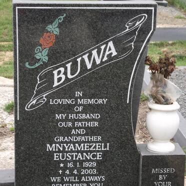 BUWA Mnyamezeli Eustance 1929-2003
