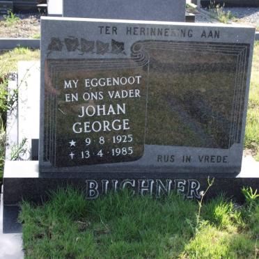 BUCHNER Johan George 1925-1985