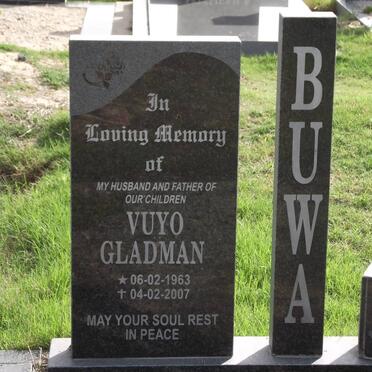BUWA Vuyo Gladman 1963-2007