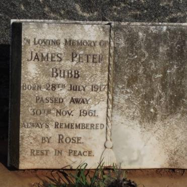 BUBB James Peter 1917-1961