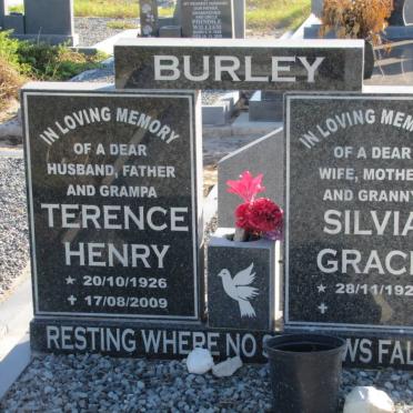 BURLEY Terence Henry 1926-2009 &amp; Silvia Grace 1927-
