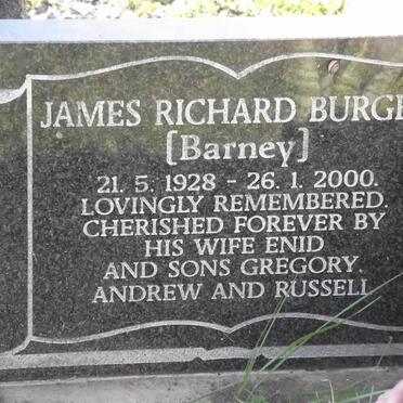 BURGER James Richard 1928-2000