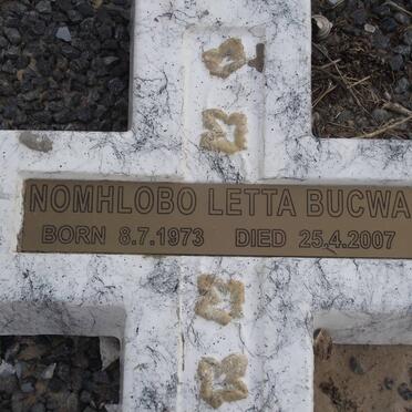 BUCWA Nomhlobo Letta 1973-2007