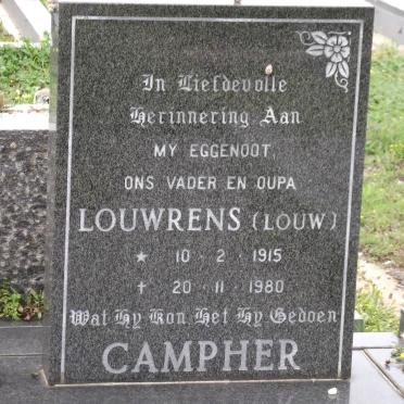CAMPHER Louwrens 1915-1980